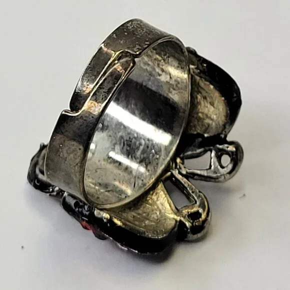 Colorful Butterfly Adjustable Ring - Picture 7 of 8